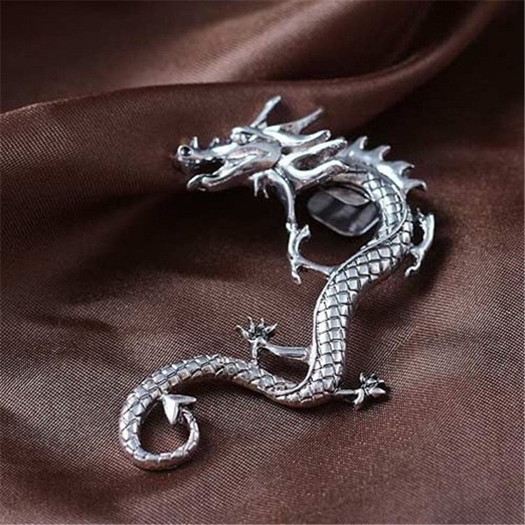 Exclusive Silver Serpent Earrings