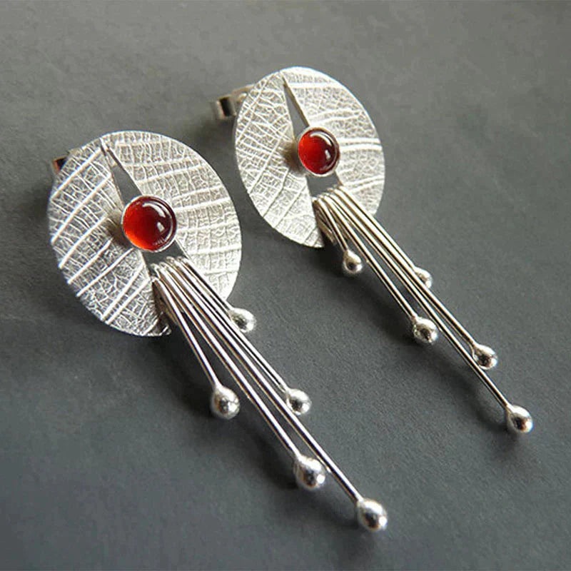 Radiance - Red Stone Earrings
