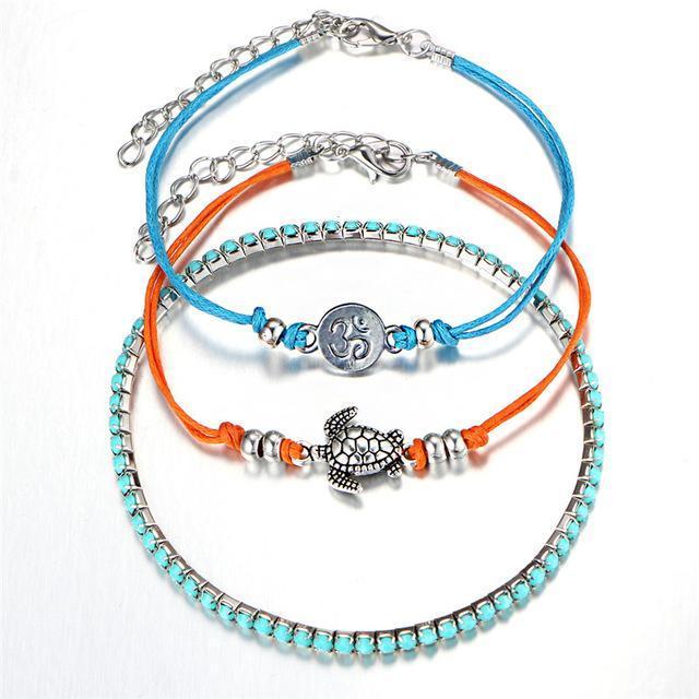 Boho Turtle Bracelet Stack