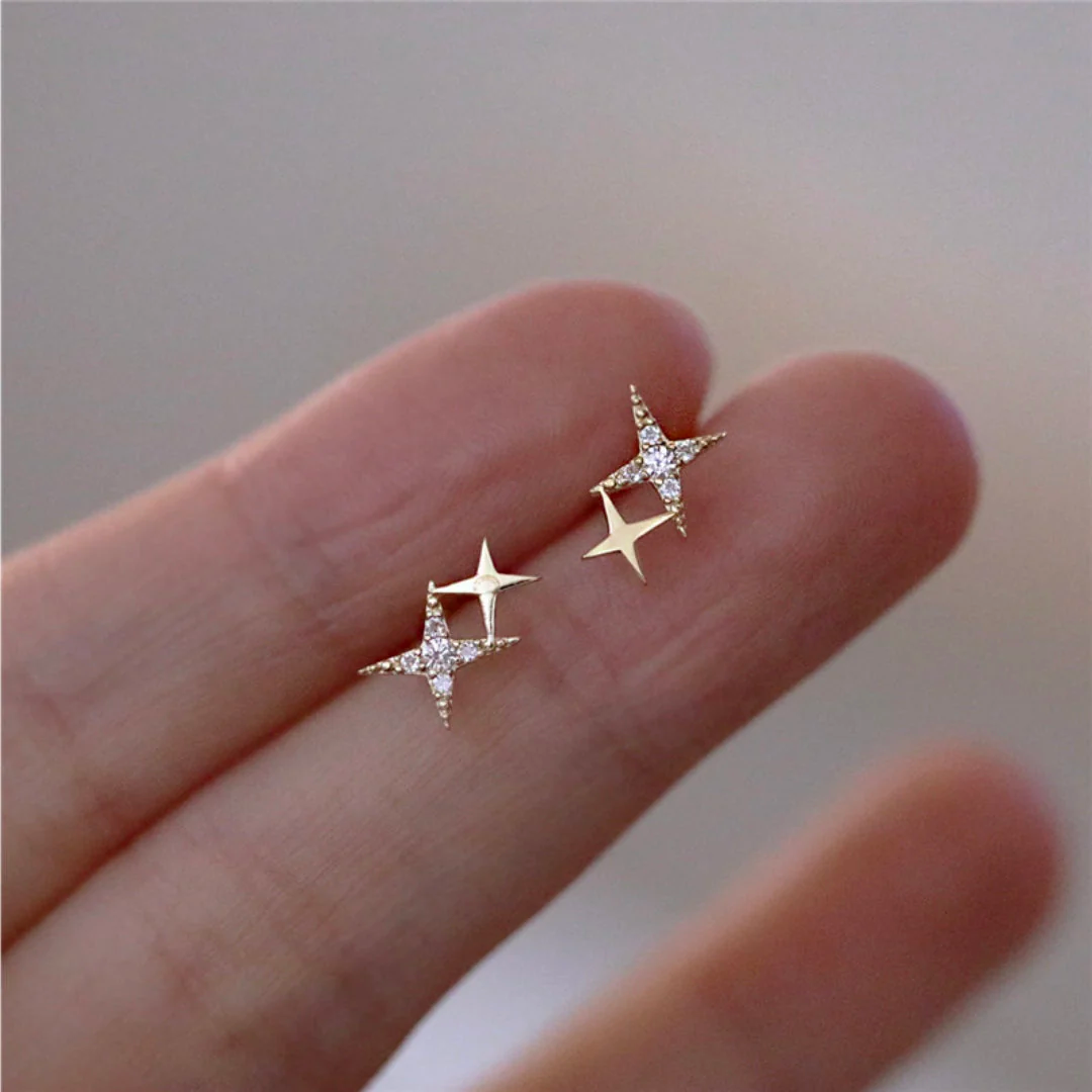 Flashy Elegant Star Earrings