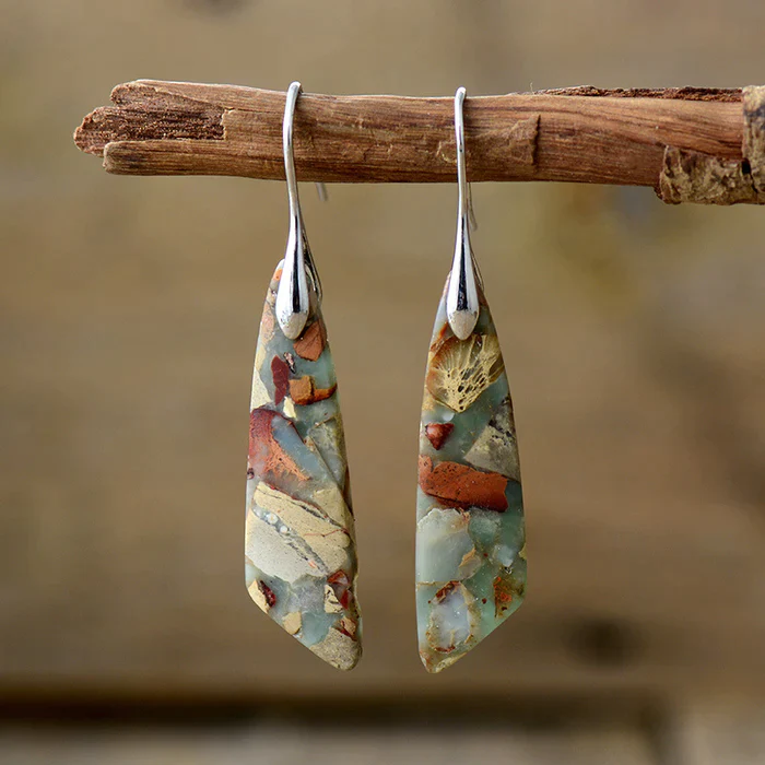 Natural Stone Earrings