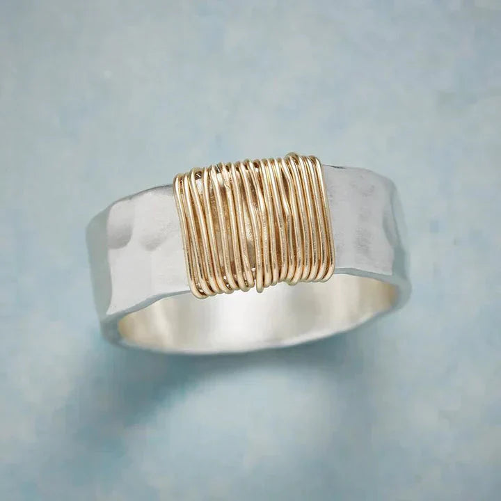 Vintage Gold Silver Ring