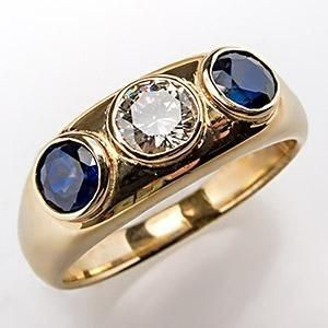 Radiance - Vintage Blue Glass Ring