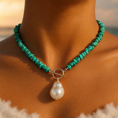 Delphina - Wave Embrace Necklace