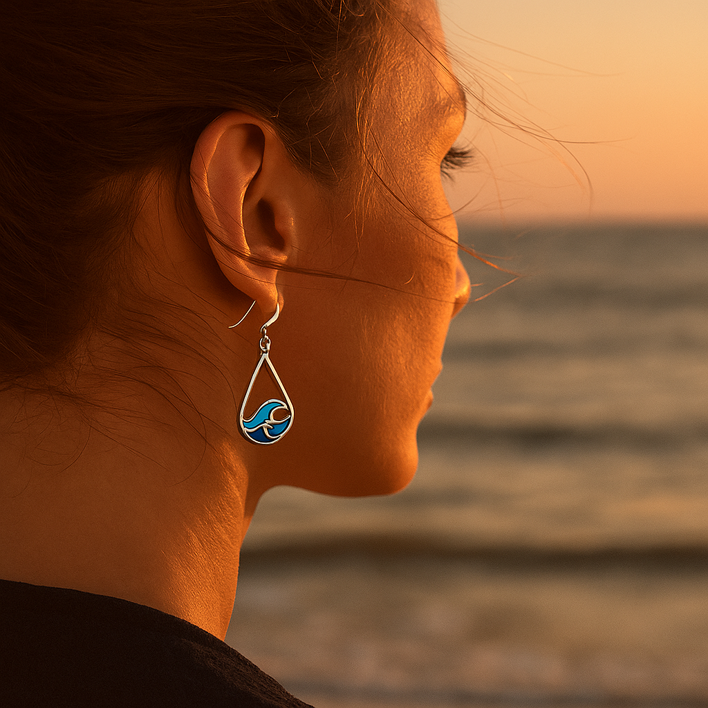 Maya - Water Wave Earrings