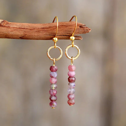 Natural Jasper Stone Earrings