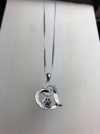 Elegant Dog Memorial Necklace