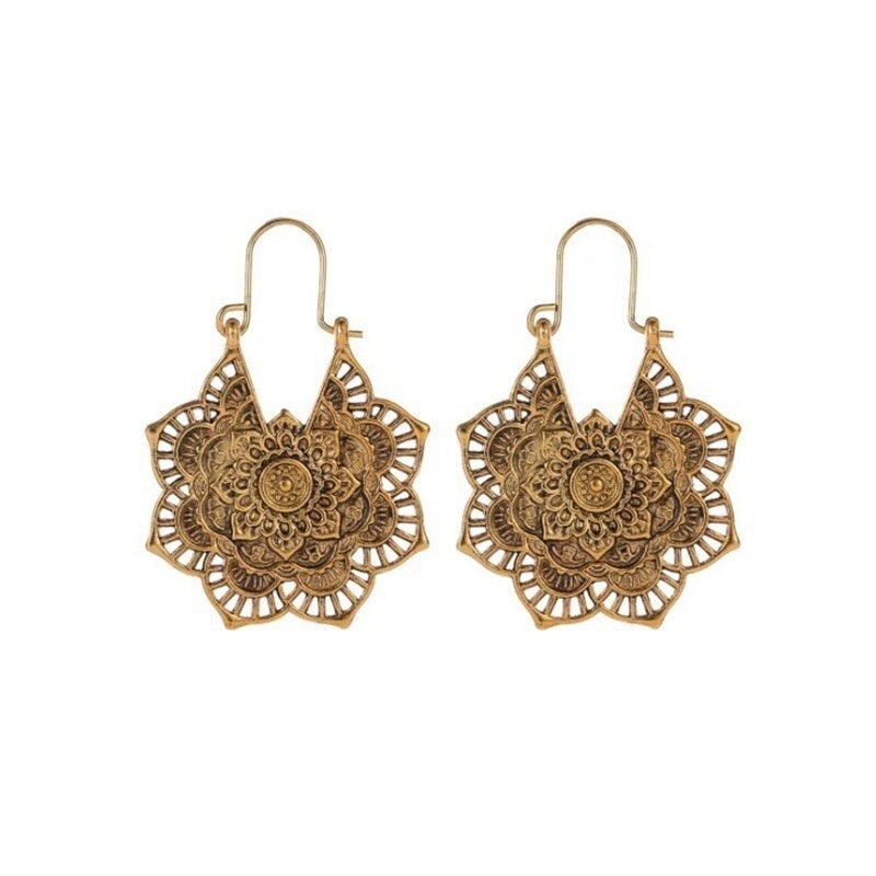 Lotus Mandala Earrings: A Touch of Elegance