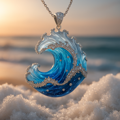 Serena - Timeless Eternal Wave Necklace