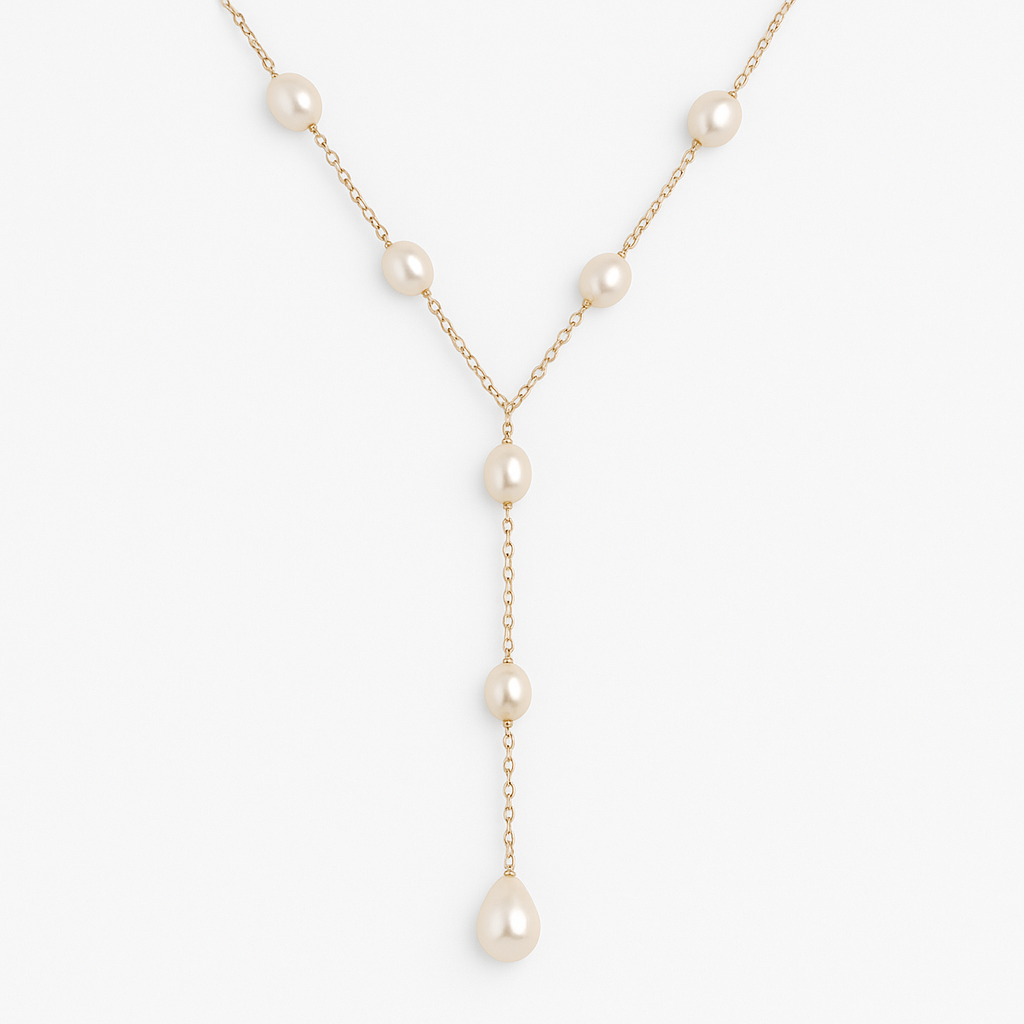 Retro Pearl Pendant Necklace