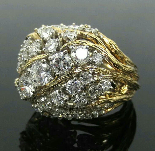 Vintage Glimmering Gold Ring