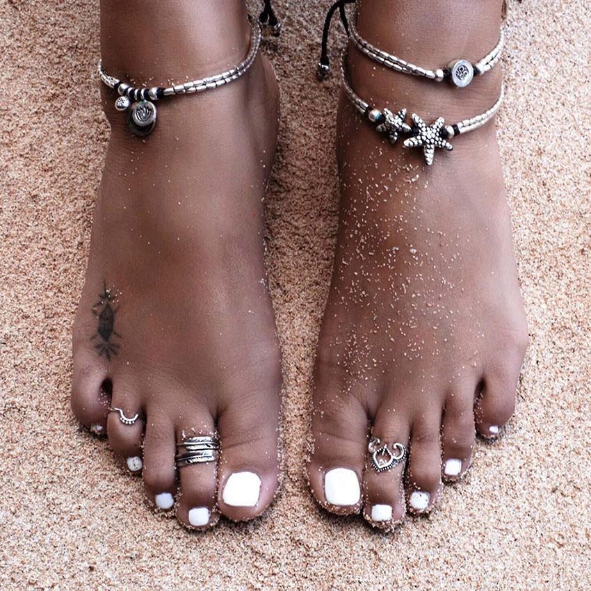 Cute Boho Starfish Anklet