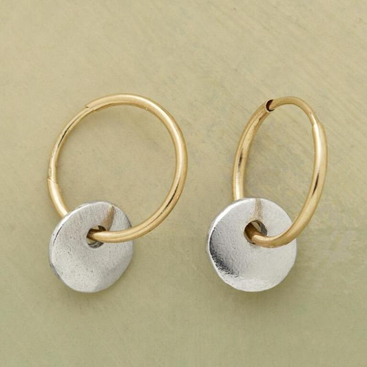 Handmade Unique Hoop Earrings