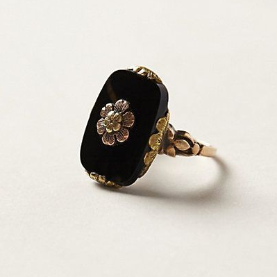 Exclusive Vintage Black Stone Ring