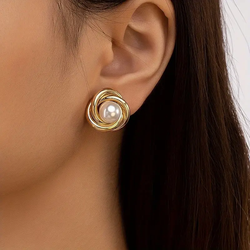 Elegant Gold Pearl Earrings for Timeless Style