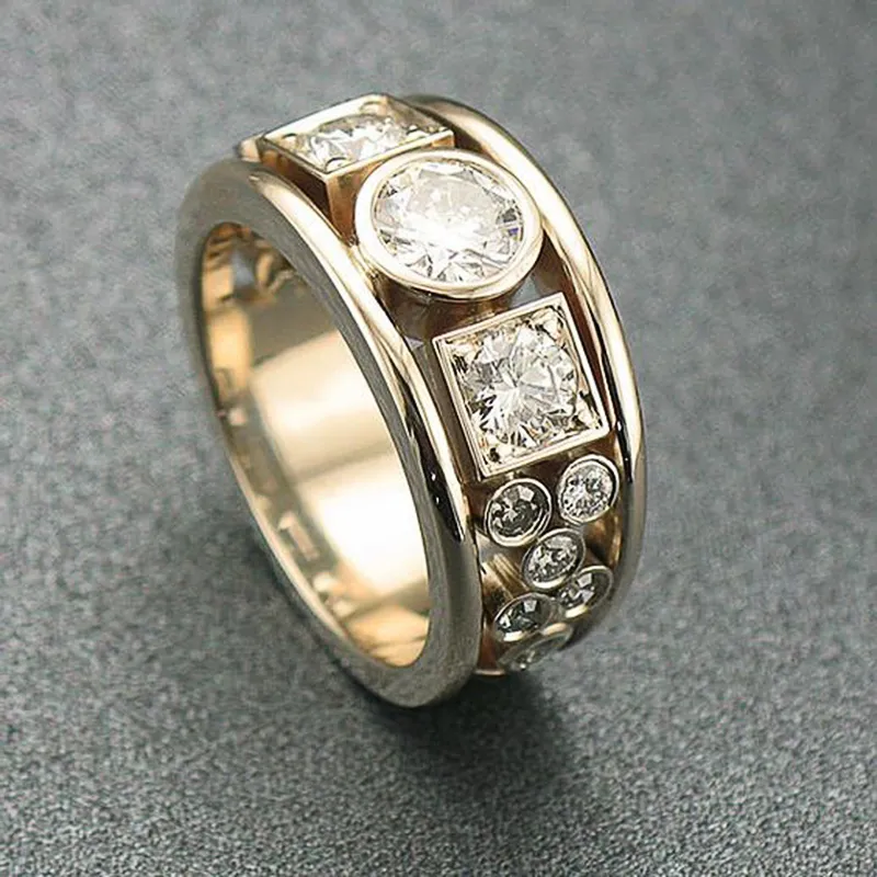Exclusive Vintage Gold & Zircon Ring