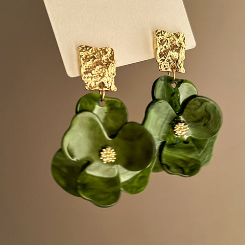 Nature Elegant Flower Earrings
