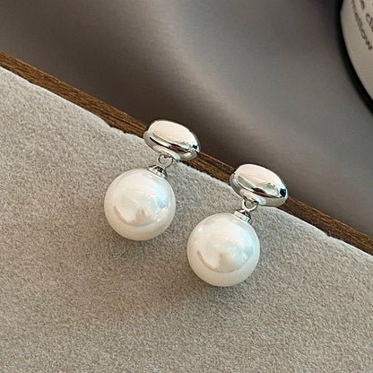 Elegant Vintage Pearl Earrings