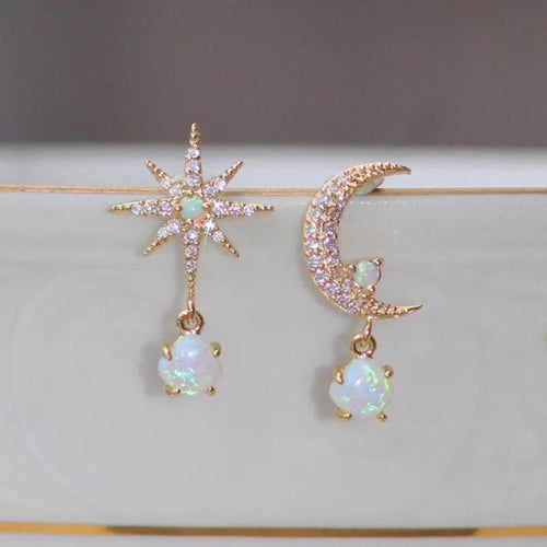 Star Elegant Pearl Earrings