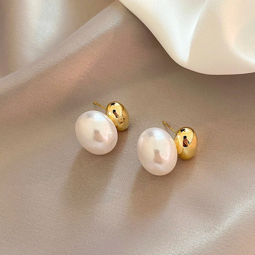Elegant Vintage Pearl Earrings